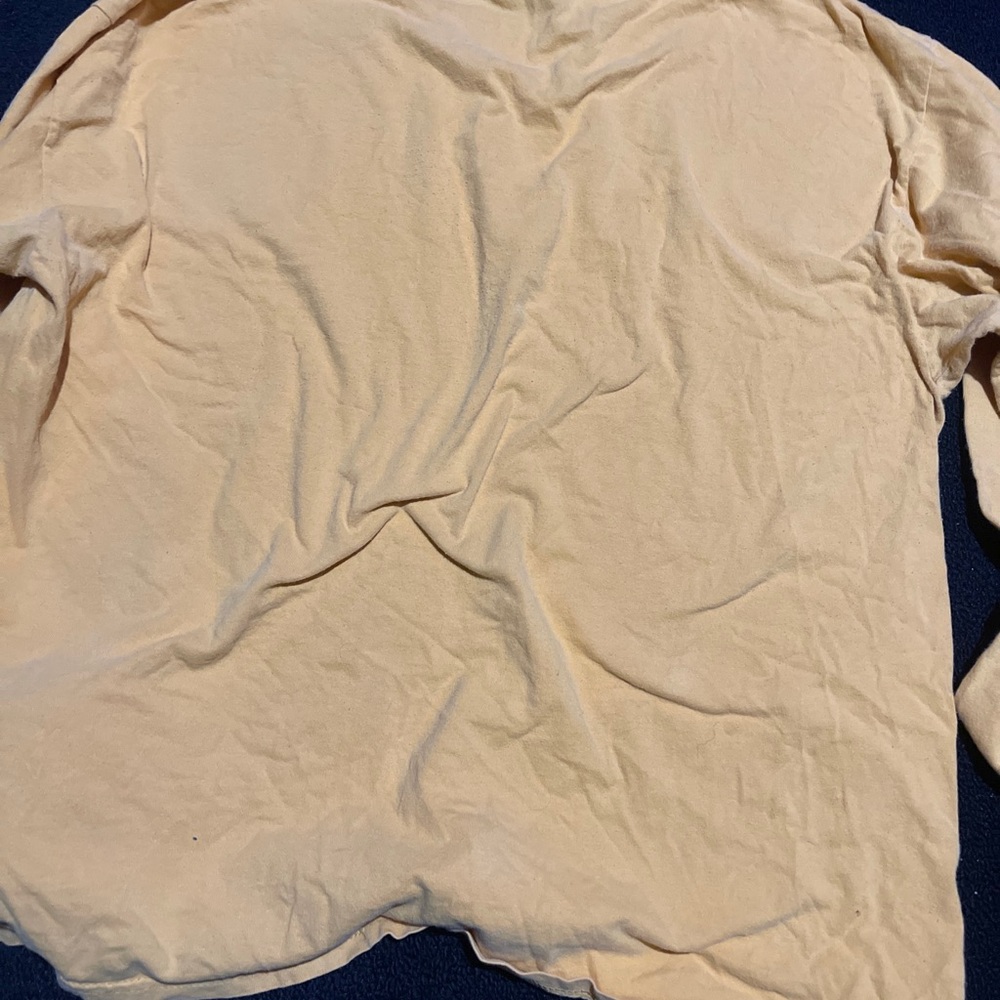 Vintage yellow DHL crewneck long sleeve shirt - size XXL